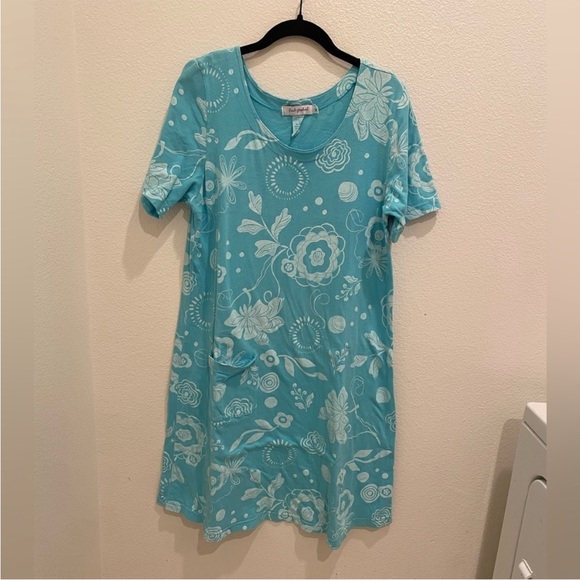fresh produce Dresses & Skirts - Vintage Fresh Produce Floral Dress – Size Medium – 100% Cotton –